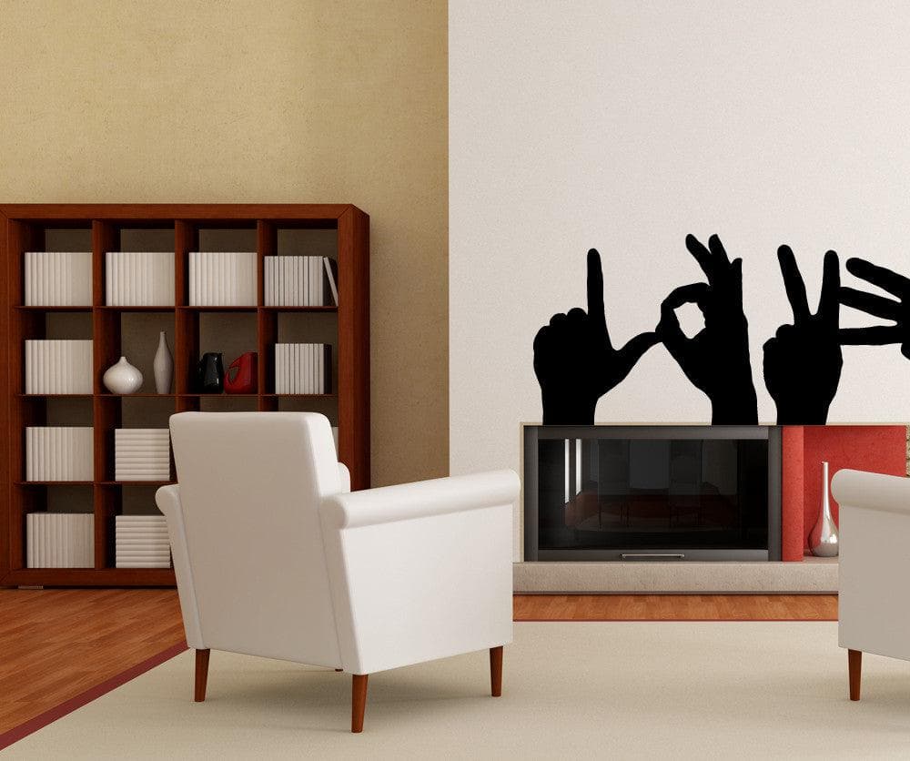 Vinyl Wall Decal Sticker Love Sign #OS_MB721