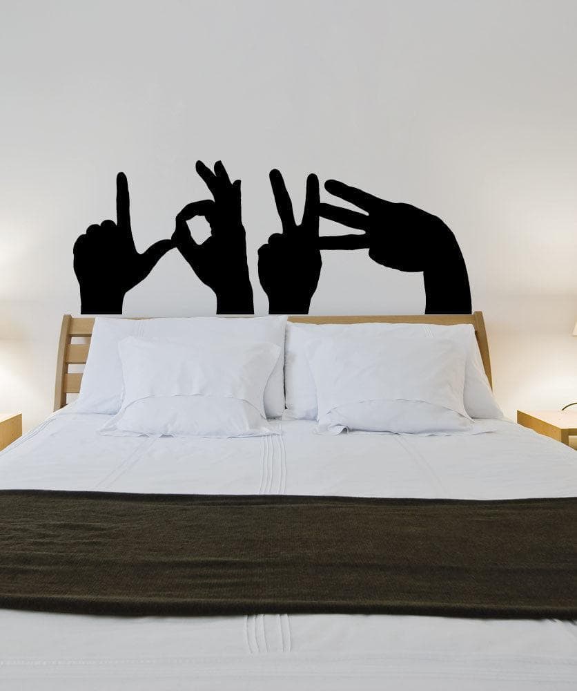 Vinyl Wall Decal Sticker Love Sign #OS_MB721