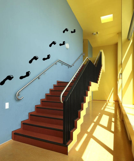 Vinyl Wall Decal Sticker Footprints #OS_MB740