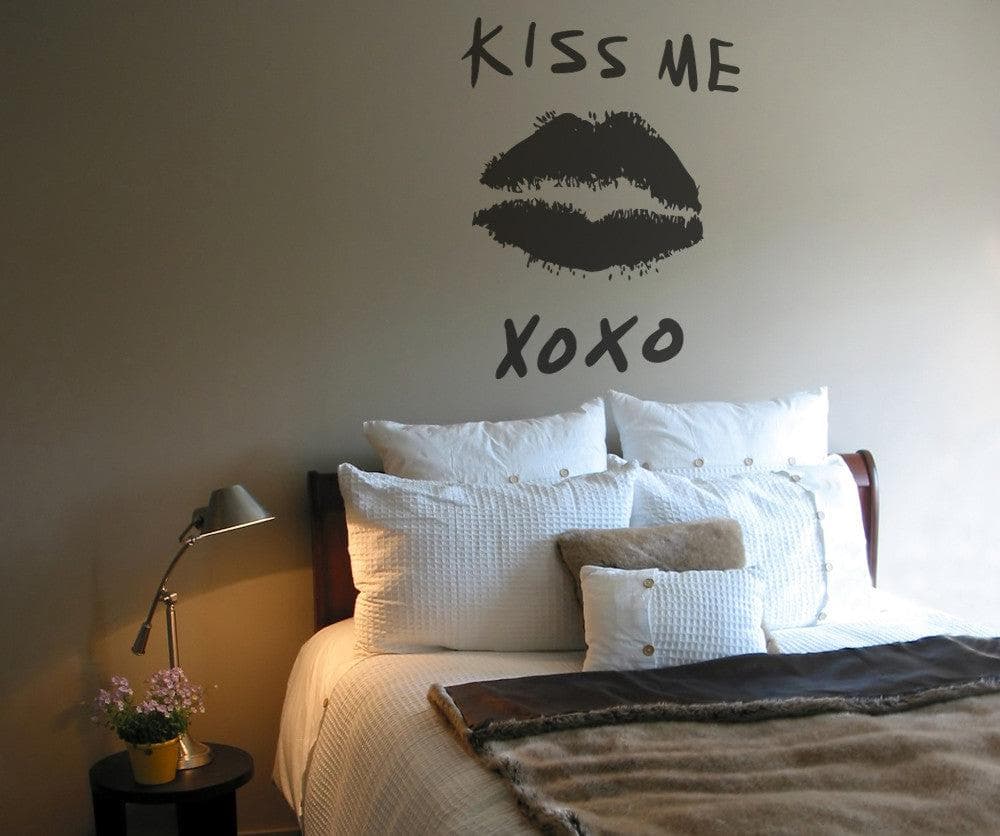Vinyl Wall Decal Sticker Kiss Me #OS_MB741
