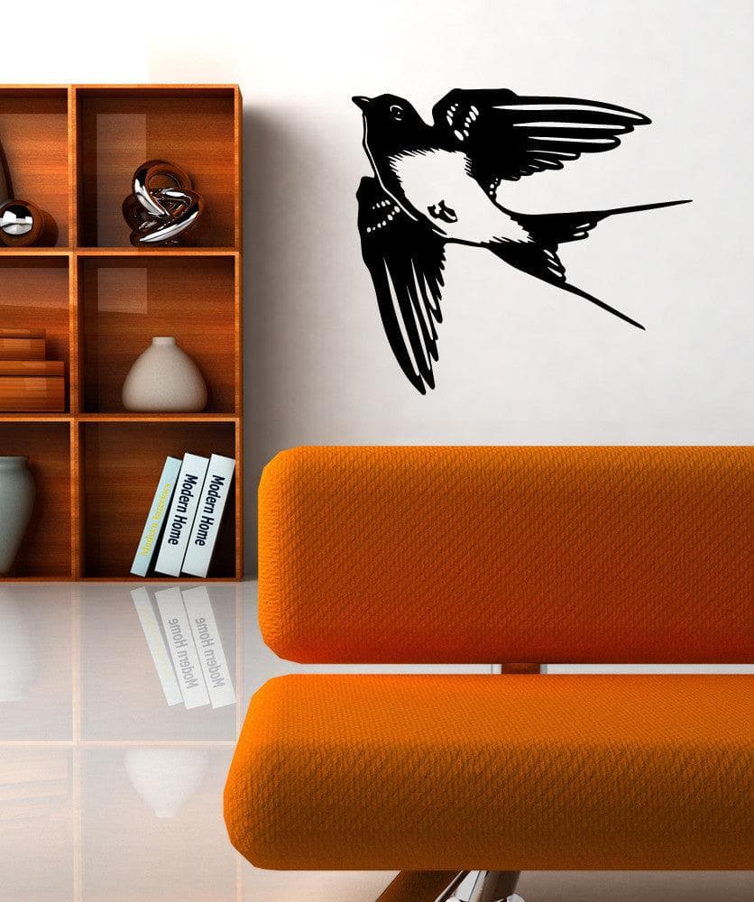 Sparrow Bird Wall Decal Sticker. #OS_MB748