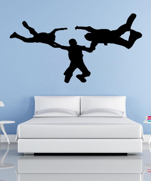 Vinyl Wall Decal Sticker Sky Diving Team #OS_MB778