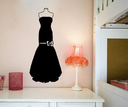 Vinyl Wall Decal Sticker Prom Dress #OS_MB829