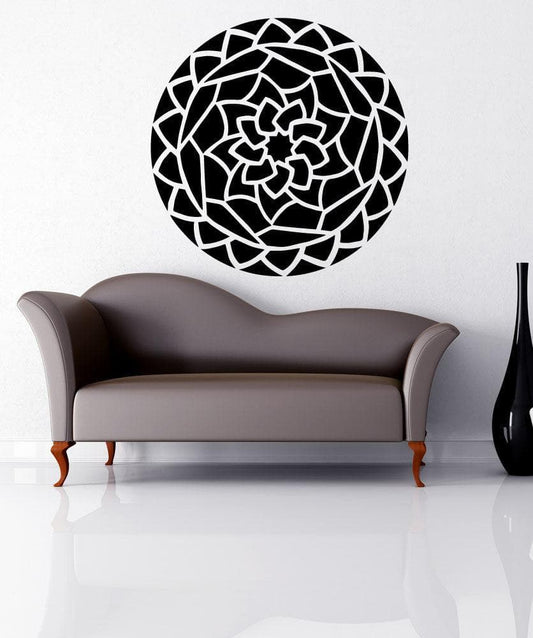 Vinyl Wall Decal Sticker Kaleidoscope Flower #OS_MB841