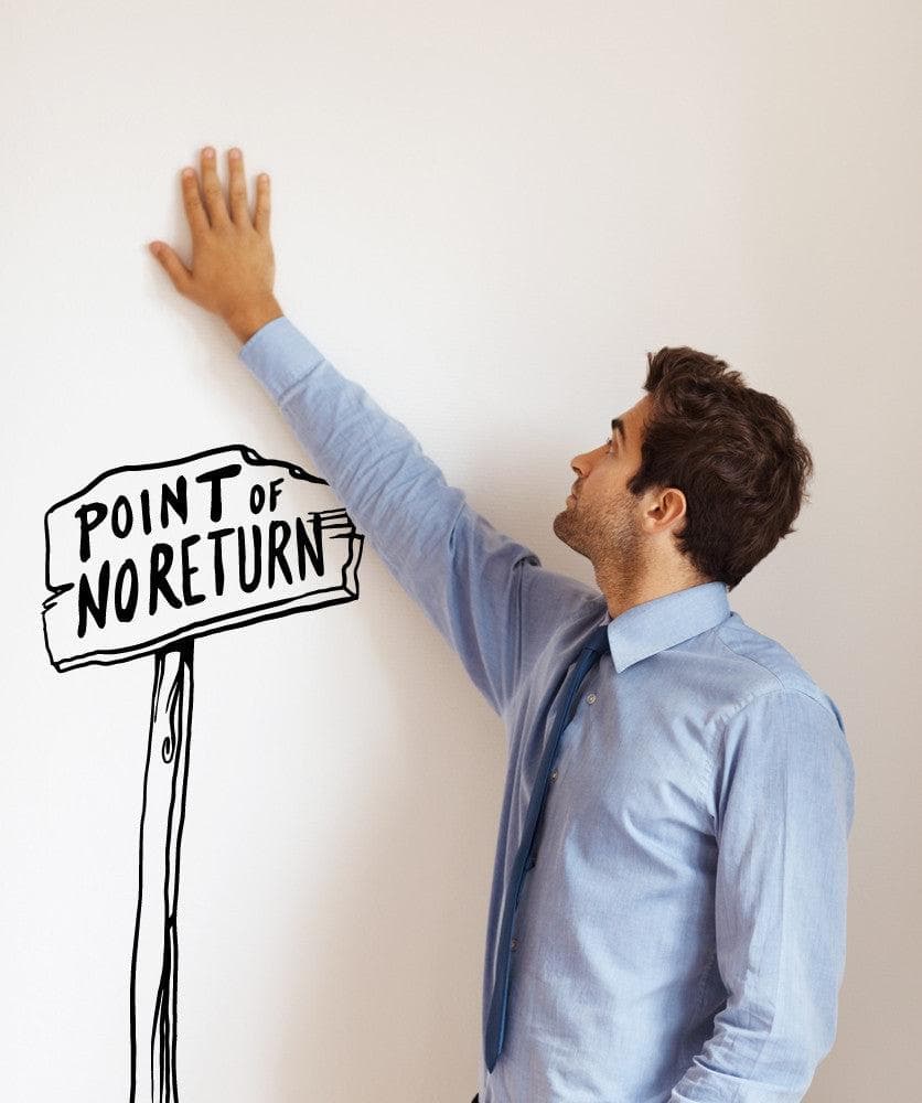 Vinyl Wall Decal Sticker Point of No Return #OS_MB861