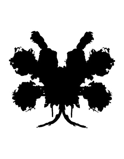 Rorschach Inkblot Test Image Wall Decal Sticker. #OS_MB886