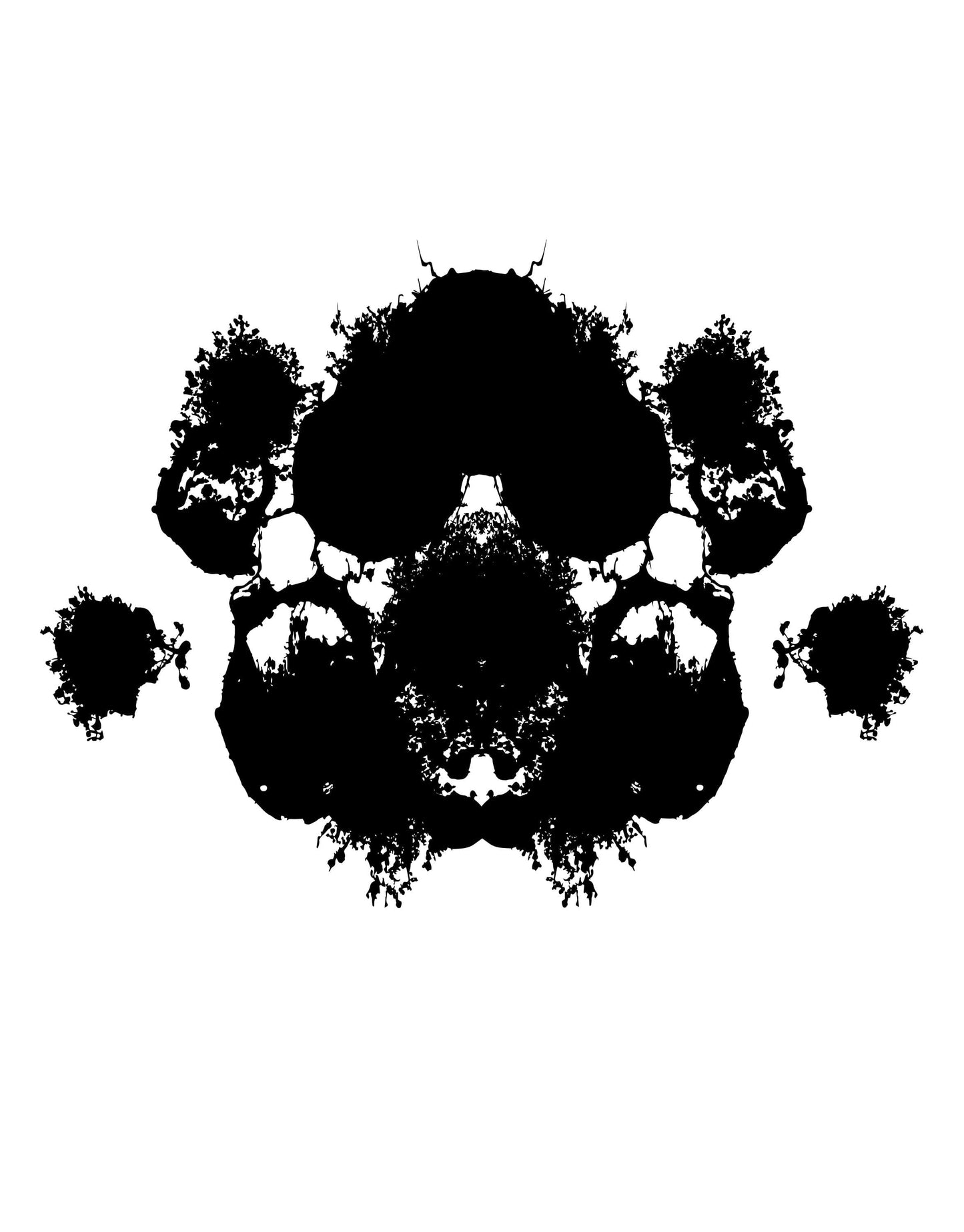 Rorschach Inkblot Test Image Wall Decal Sticker. #OS_MB890