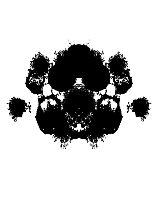 Rorschach Inkblot Test Image Wall Decal Sticker. #OS_MB890