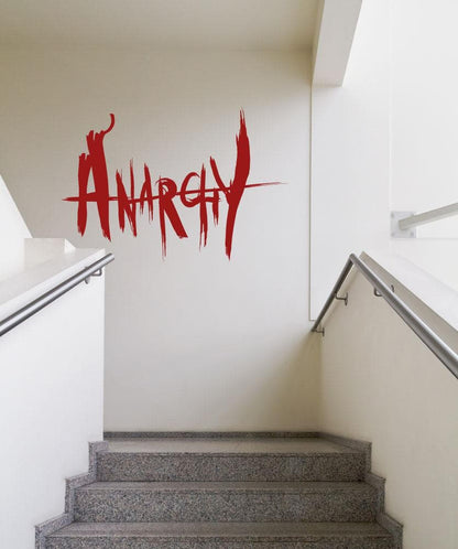 Vinyl Wall Decal Sticker Anarchy #OS_MB961