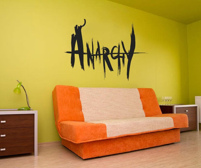 Vinyl Wall Decal Sticker Anarchy #OS_MB961