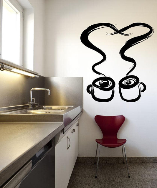 Vinyl Wall Decal Sticker Tea for Two #OS_MB963
