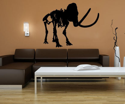 Vinyl Wall Decal Sticker Mammoth Silhouette #OS_MB977