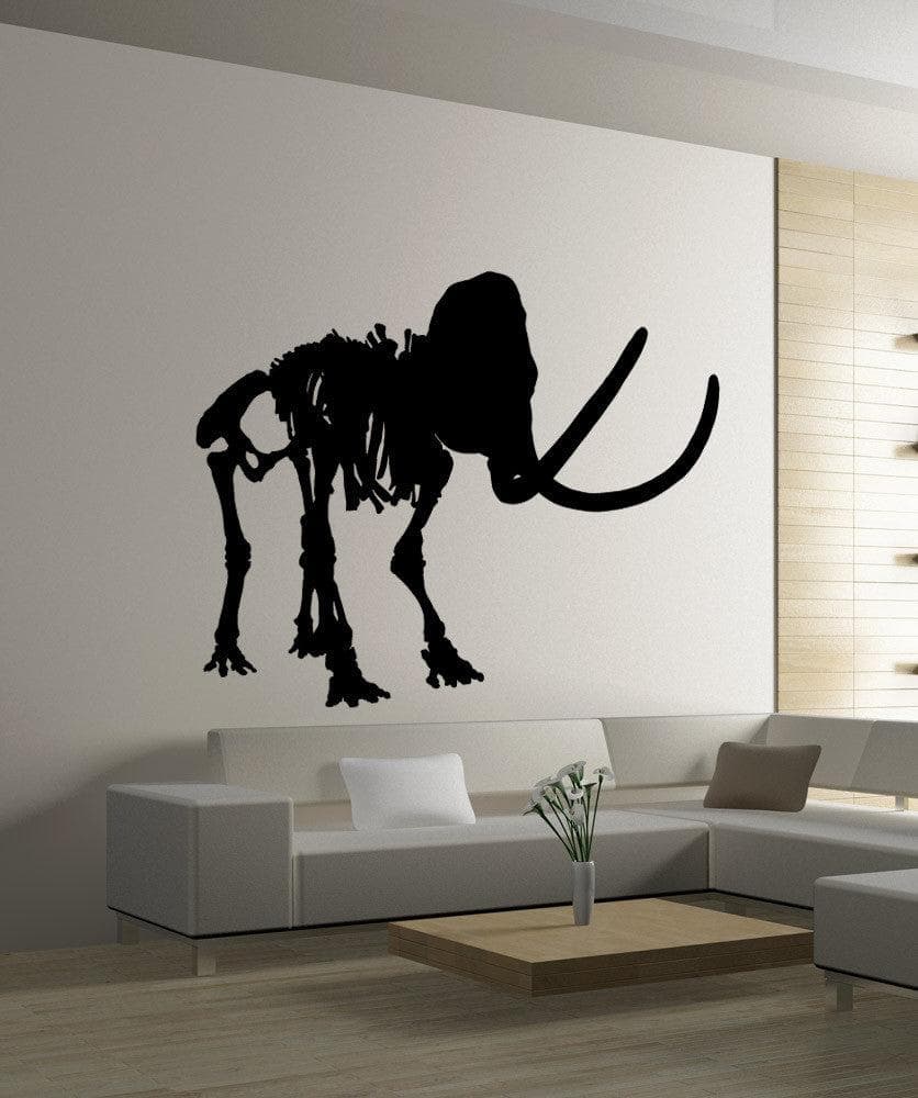 Vinyl Wall Decal Sticker Mammoth Silhouette #OS_MB977