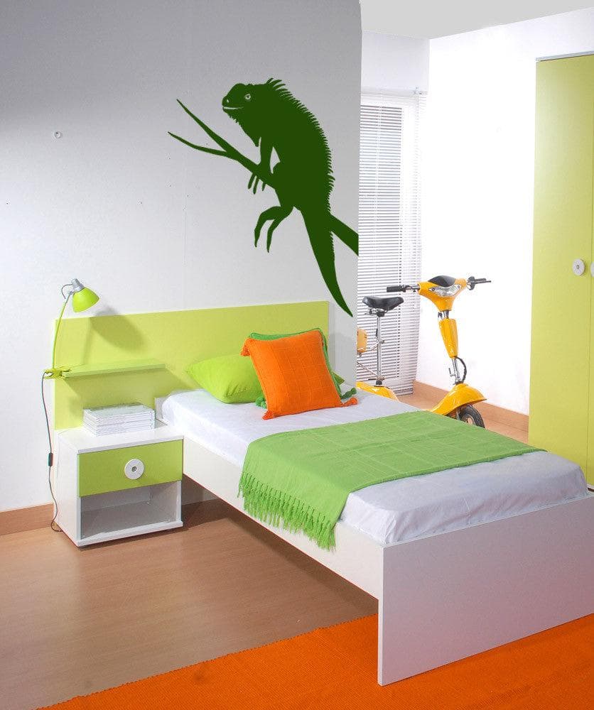 Vinyl Wall Decal Sticker Iguana #OS_MB981