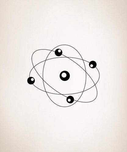 Vinyl Wall Decal Sticker Atom #OS_MG183