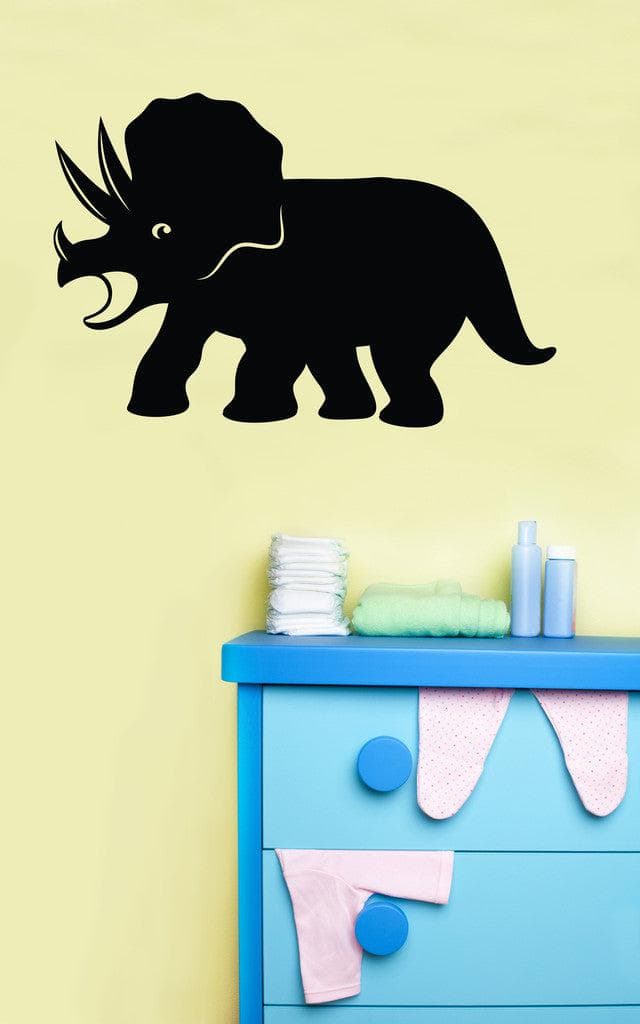 Vinyl Wall Decal Sticker Baby Triceratops #OS_MB359