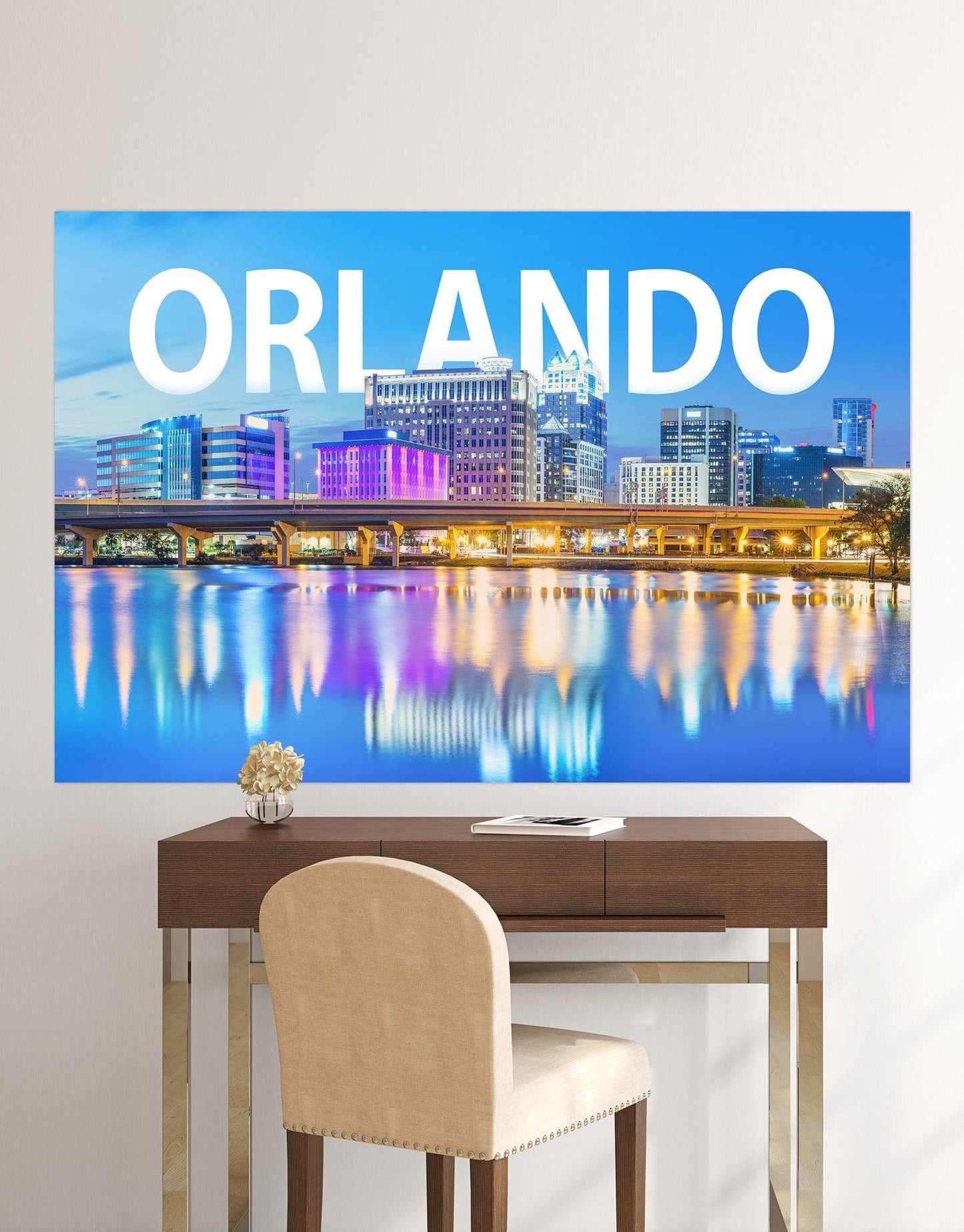 Orlando Florida Skyline Poster #P1011