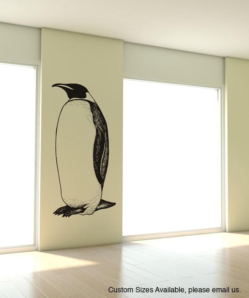 Penguin Wall Decal. #AEdel132