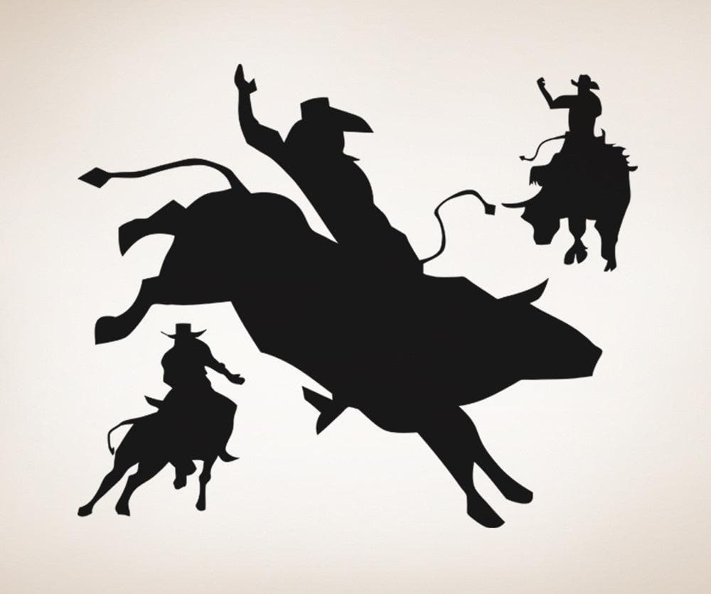 Vinyl Wall Decal Sticker Rodeo Time #OS_AA410