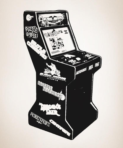 Vinyl Wall Decal Sticker 80's Arcade Video Game #OS_AA441