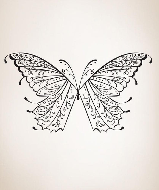 Vinyl Wall Decal Sticker Butterfly Wings #OS_DC226
