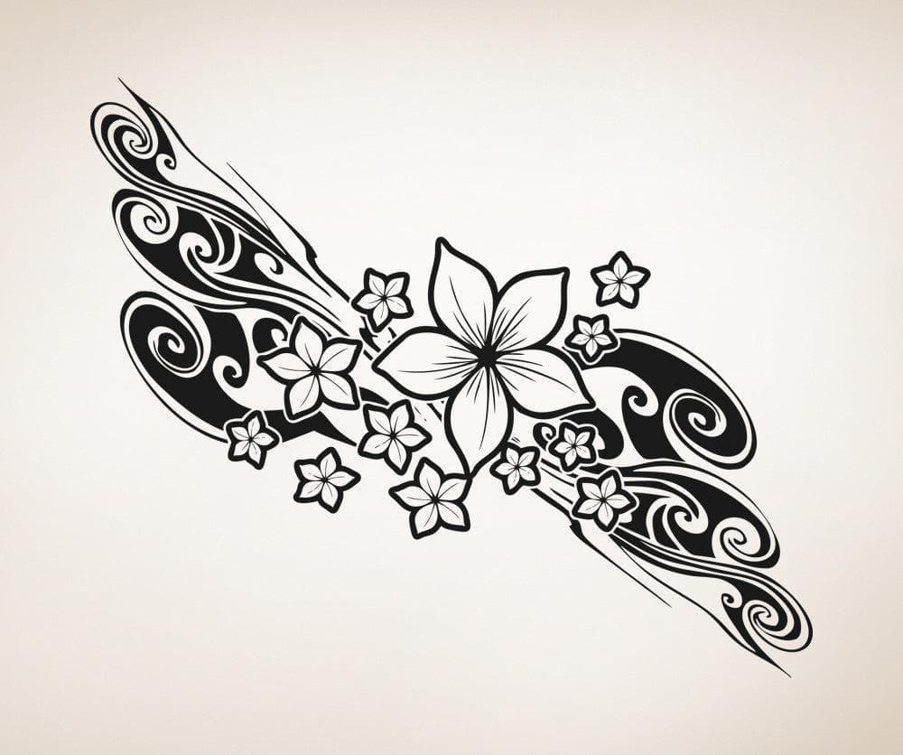 frangipani flower tattoo by Mirek vel Stotker | stotker | Flickr