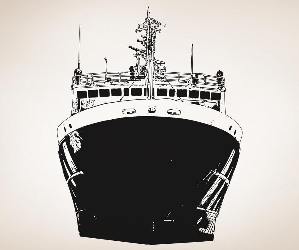 Vinyl Wall Decal Sticker Front of Ship #OS_AA316