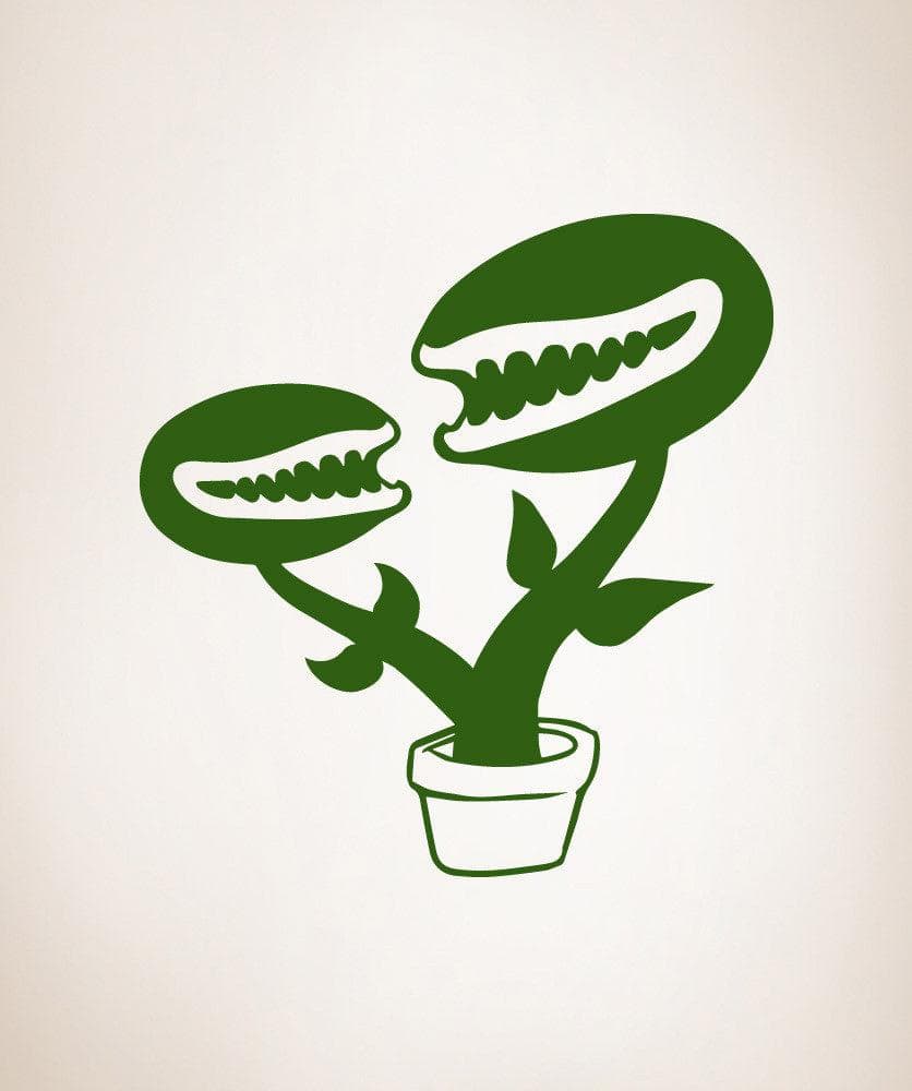 Vinyl Wall Decal Sticker Hungry Plant #OS_MB501