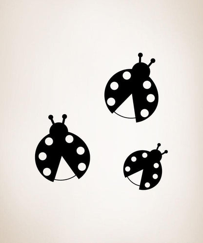 Vinyl Wall Decal Sticker Ladybugs #OS_MG333