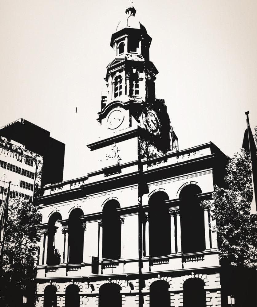 Vinyl Wall Decal Sticker Adelaide Town Hall #OS_AA493