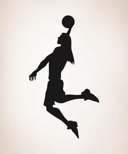 Vinyl Wall Decal Sticker Woman Basketball Player#OS_AA507