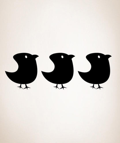 Vinyl Wall Decal Sticker Chicks #OS_MG318