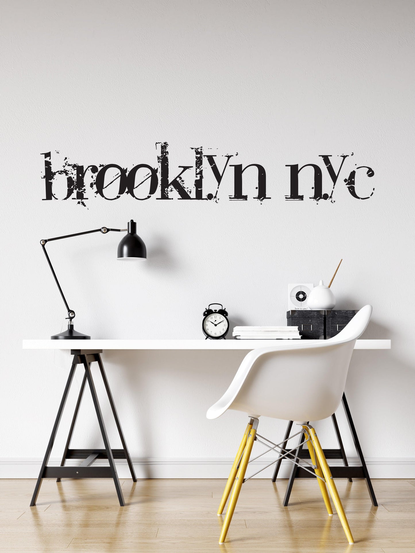 Brooklyn NYC Text Vinyl Wall Decal Sticker. #T102