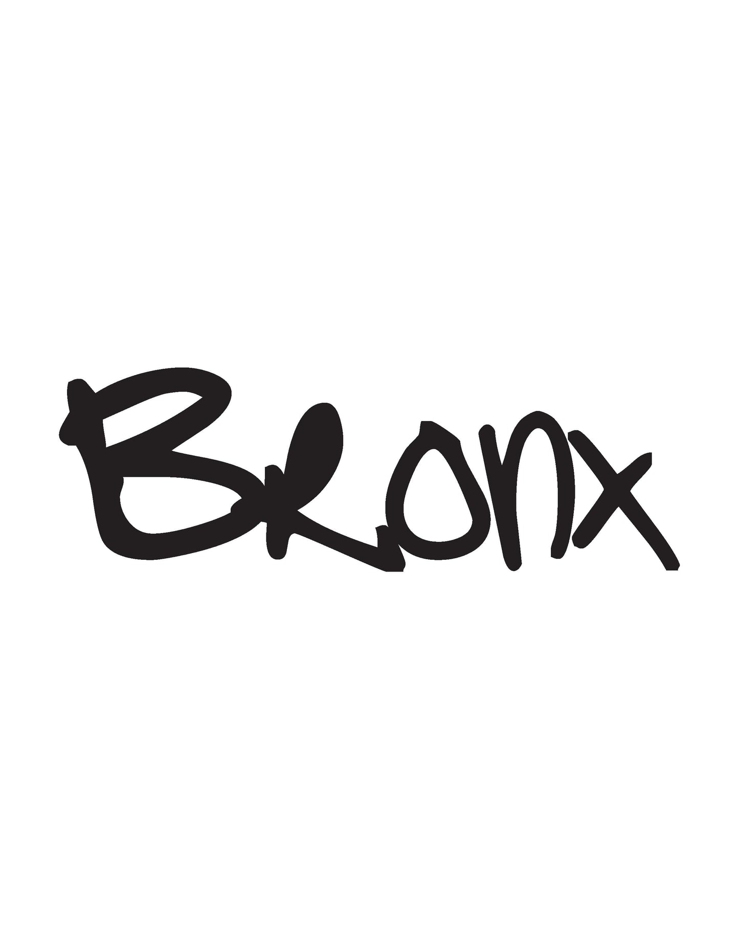 Bronx NYC Graffiti Tag Wall Decal. #T107