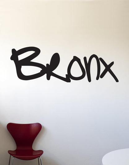 Bronx NYC Graffiti Tag Wall Decal. #T107
