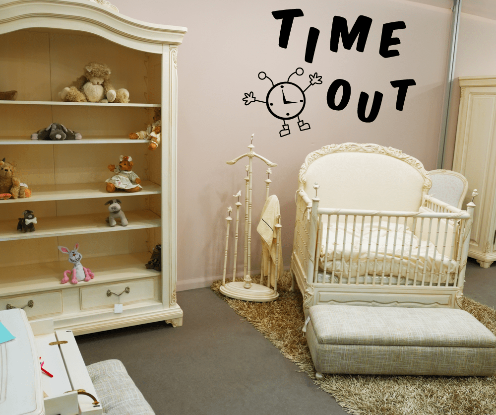 Vinyl Wall Decal Sticker Time Out #OS_MG343