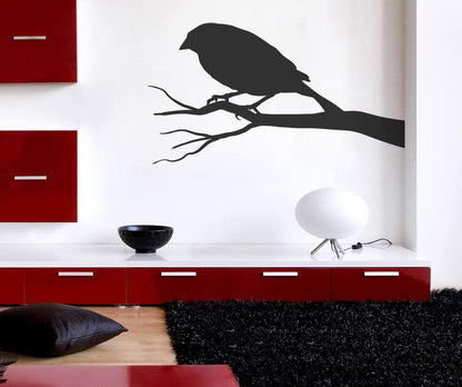 Crow on a Branch Vinyl Wall Decal Sticker. #OS_MB650