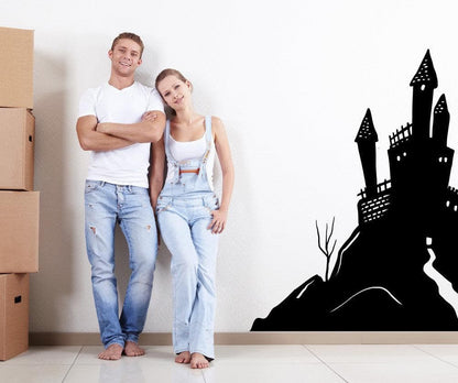 Haunted House Castle Vinyl Wall Decal Sticker. #OS_MB656