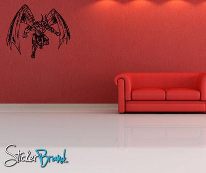Vinyl Wall Decal Sticker Angels and Demons Wings #778