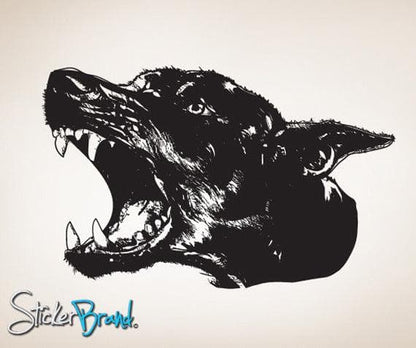 Vinyl Wall Decal Sticker Angry Dog #792