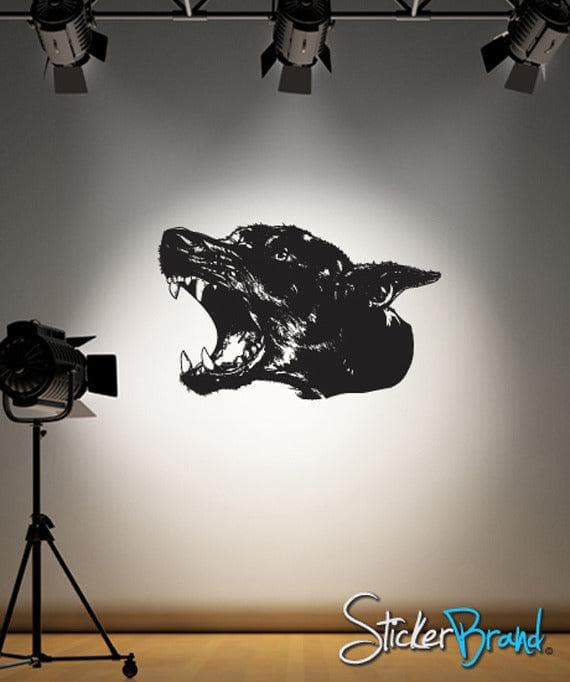 Vinyl Wall Decal Sticker Angry Dog #792