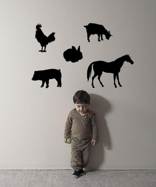 Vinyl Wall Decal Sticker Barn Animals #OS_MG221