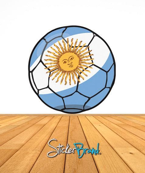 Graphic Wall Decal Sticker Football Soccer Argentina #JH130