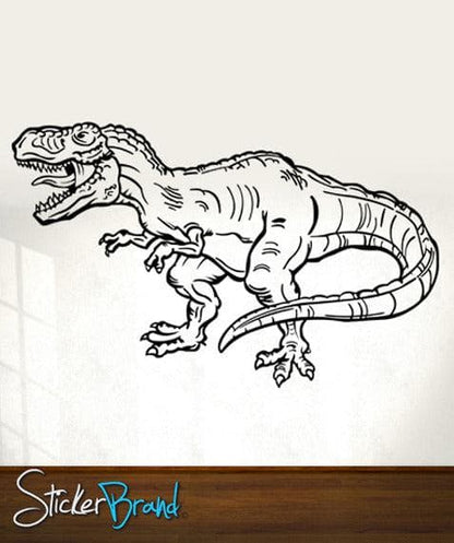 Dinosaur Dino T-Rex Vinyl Wall Decal Sticker. #KRiley114