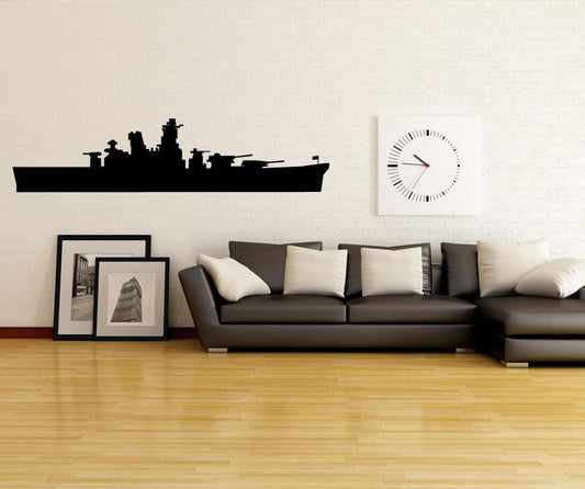 Vinyl Wall Decal Sticker Battle Ship #OS_MG152