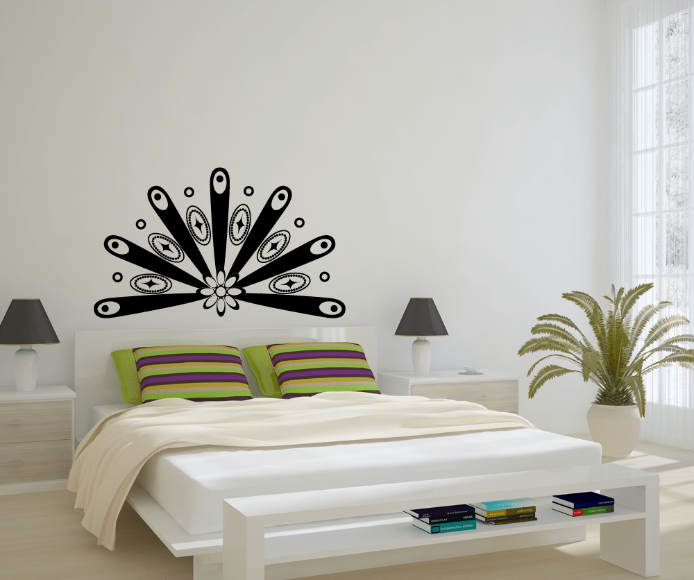 Vinyl Wall Decal Sticker Peacock Feathers #OS_MG302