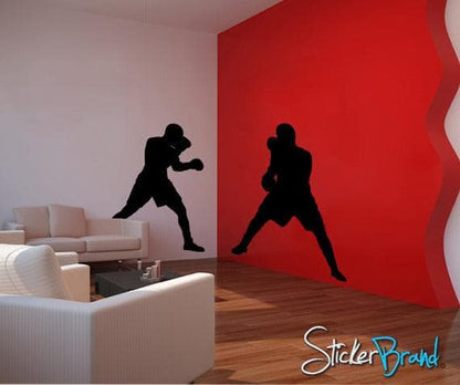 Vinyl Wall Decal Boxing Fight #766