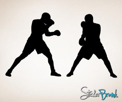 Vinyl Wall Decal Boxing Fight #766