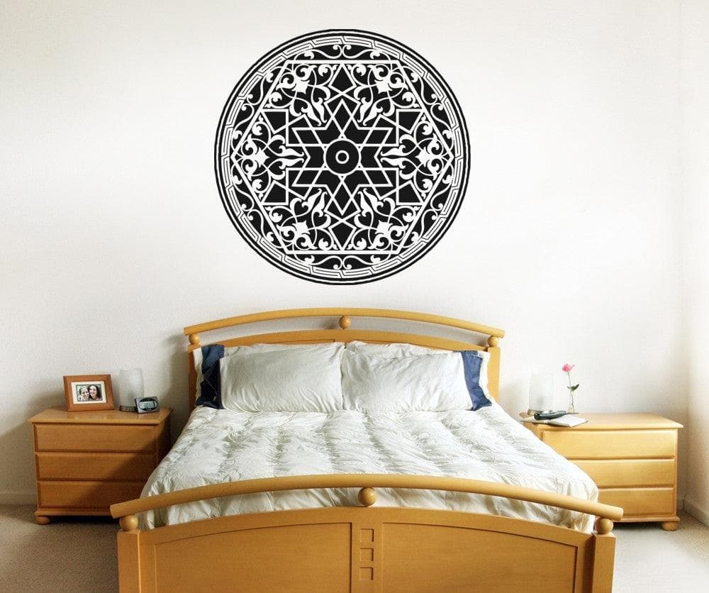 Abstract Mandala Circle Design Vinyl Wall Decal Sticker. #OS_AA330