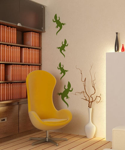 Vinyl Wall Decal Sticker Crawling Lizards #OS_MB443